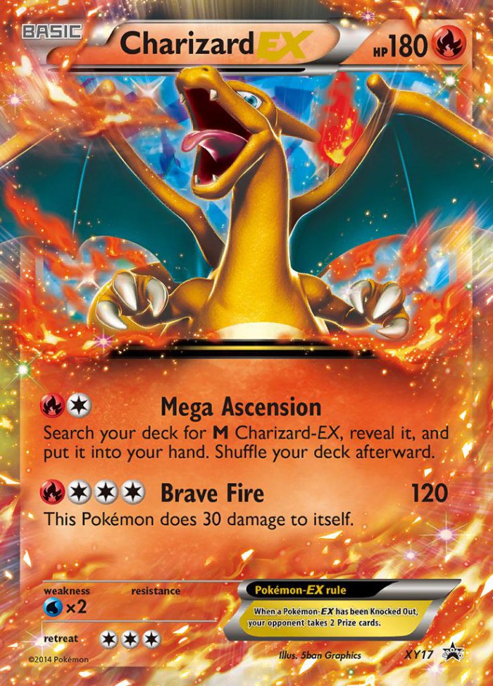 Carte Pokémon: Charizard EX [Dracaufeu EX]