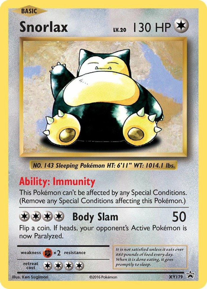 Carte Pokémon: Snorlax [Ronflex]