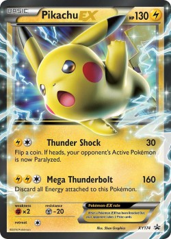 Carte Pokémon: Pikachu EX