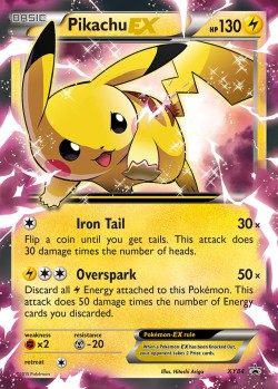 Carte Pokémon: Pikachu EX