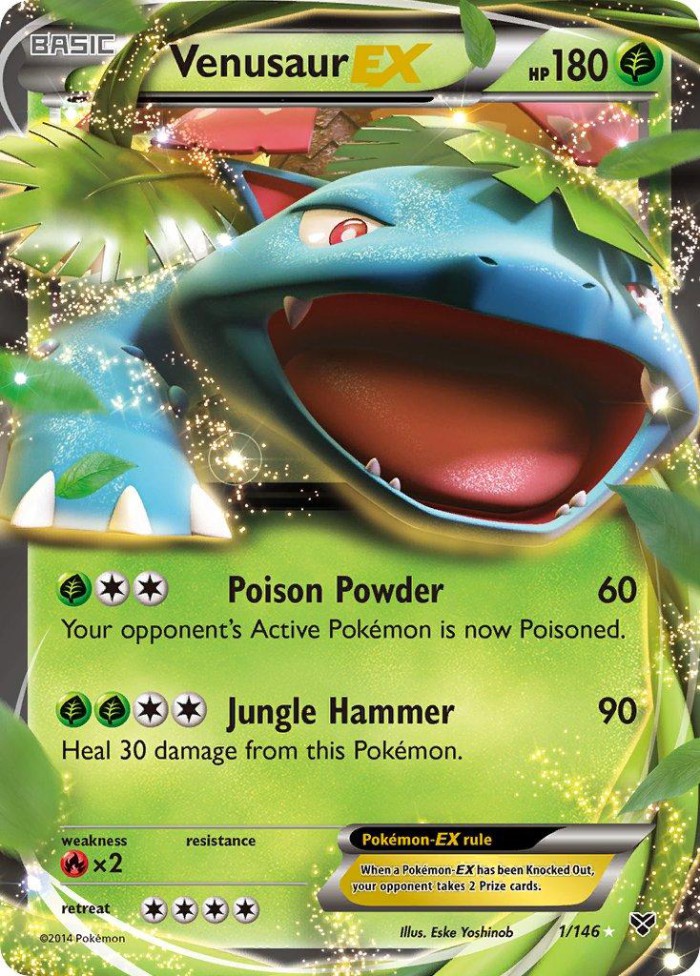 Carte Pokémon: Venusaur EX [Florizarre EX]