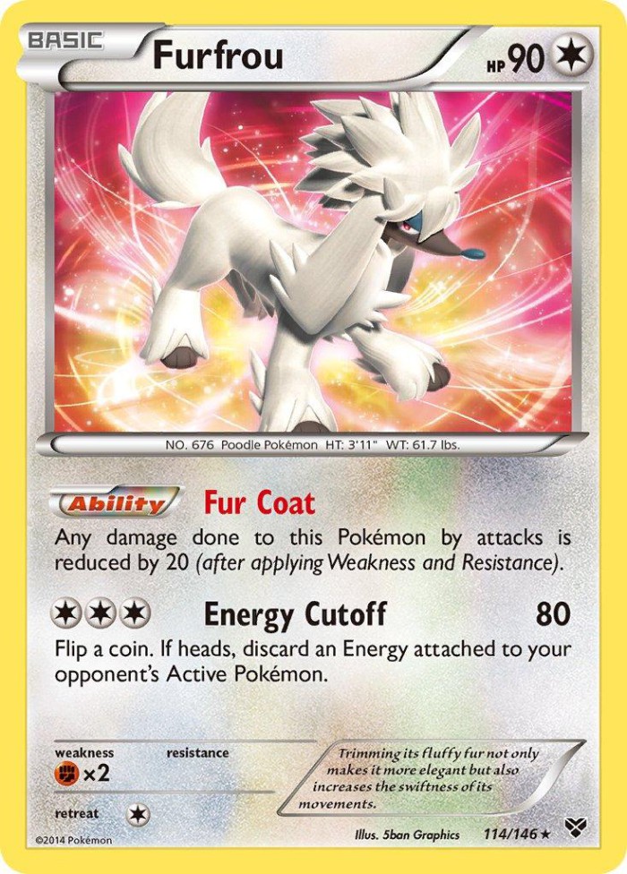 Carte Pokémon: Furfrou [Couafarel]