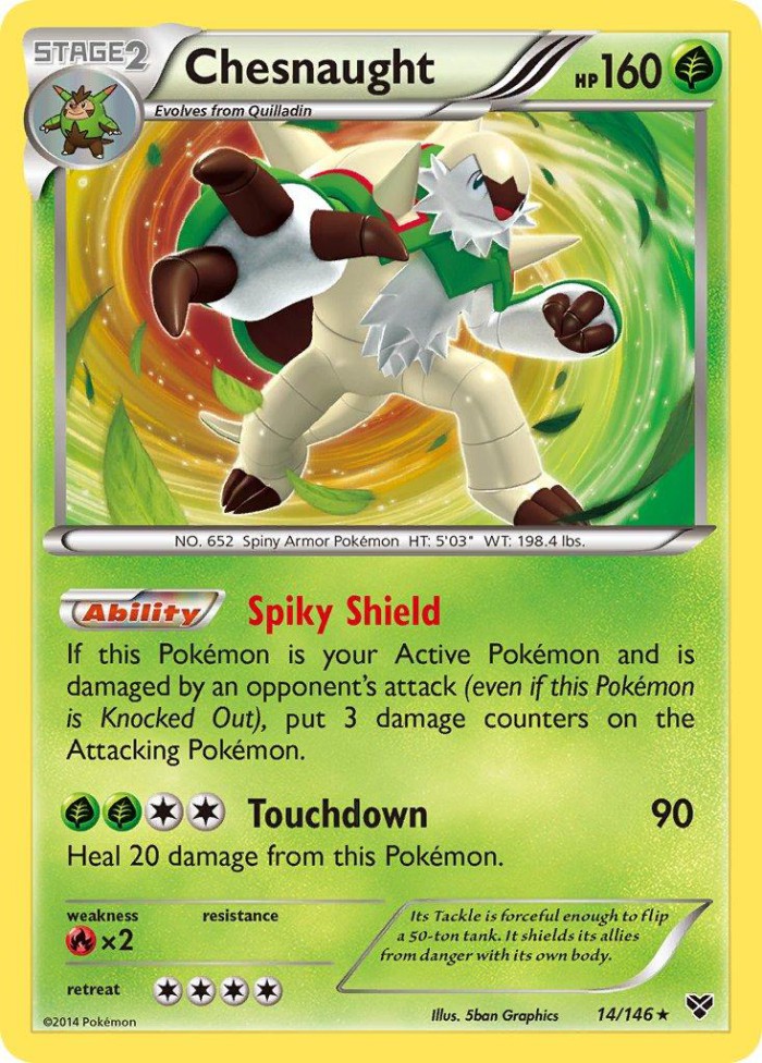 Carte Pokémon: Chesnaught [Blindépique]