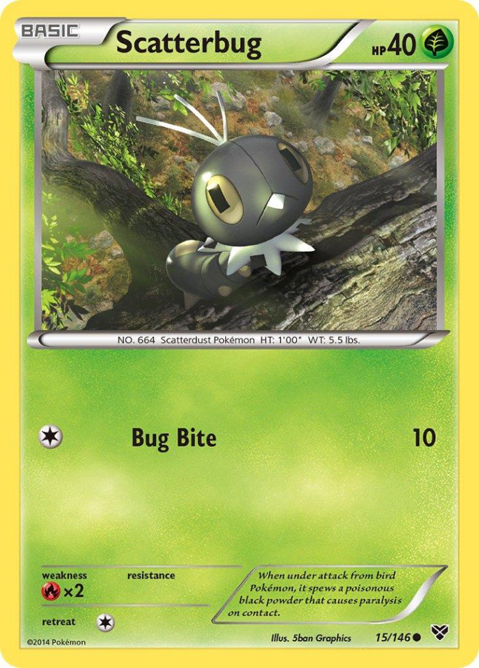 Carte Pokémon: Scatterbug [Lépidonille]