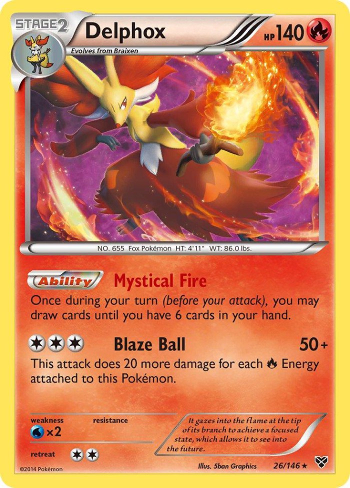 Carte Pokémon: Delphox [Goupelin]