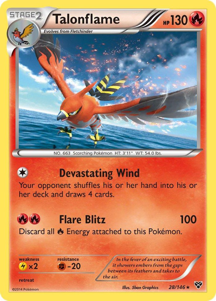 Carte Pokémon: Talonflame [Flambusard]