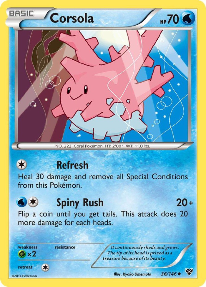 Carte Pokémon: Corsola [Corayon]