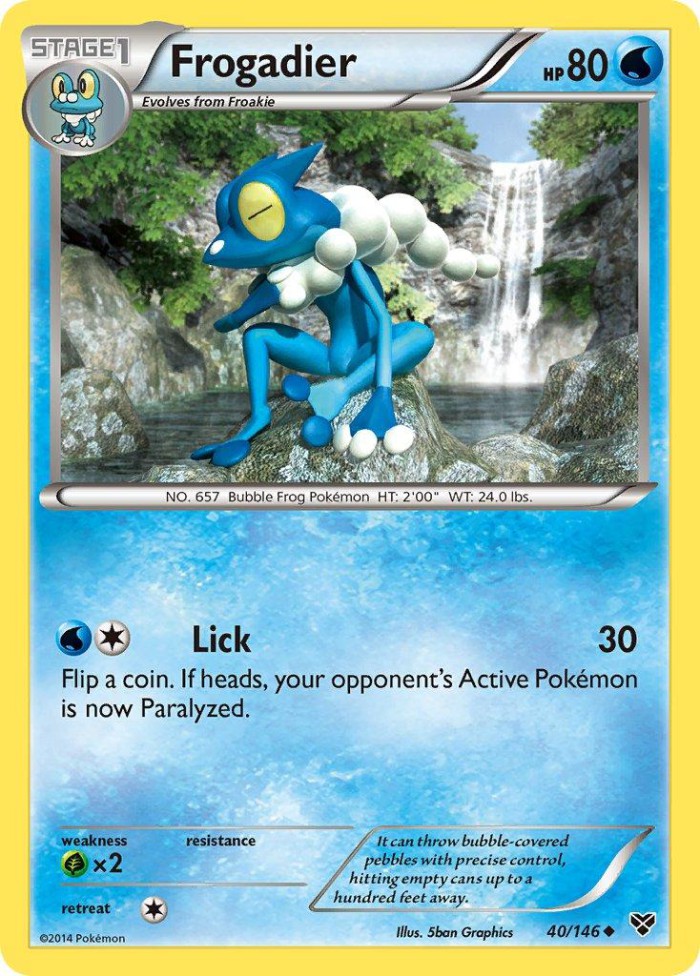 Carte Pokémon: Frogadier [Croâporal]