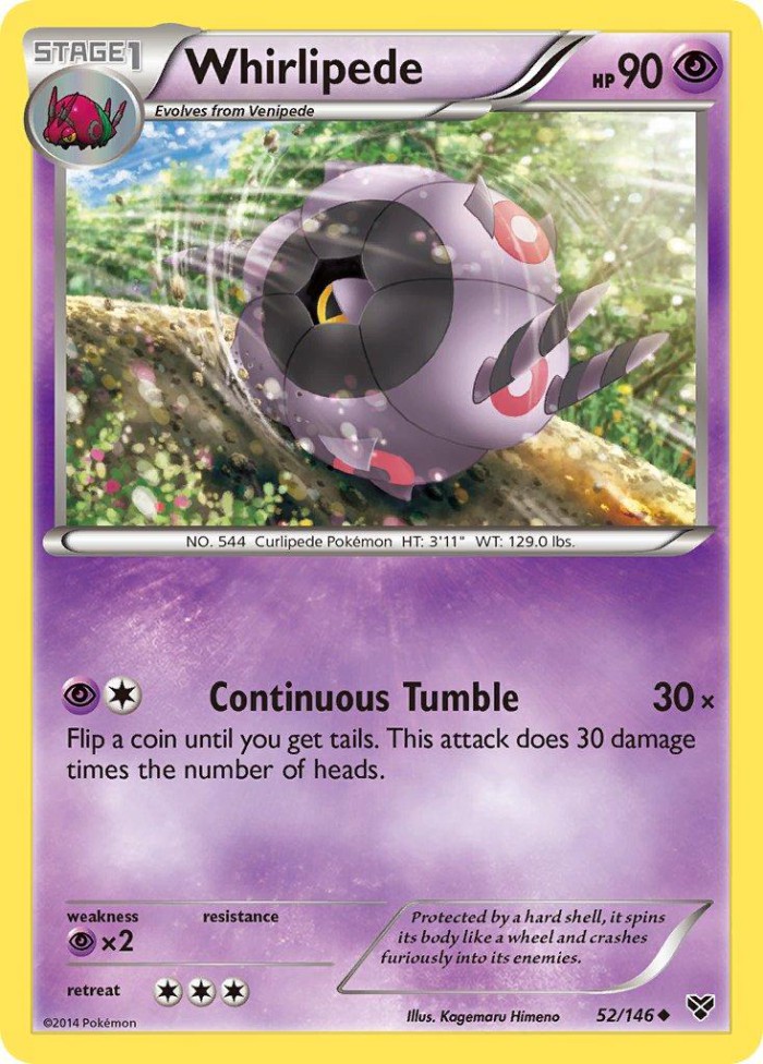 Carte Pokémon: Whirlipede [Scobolide]