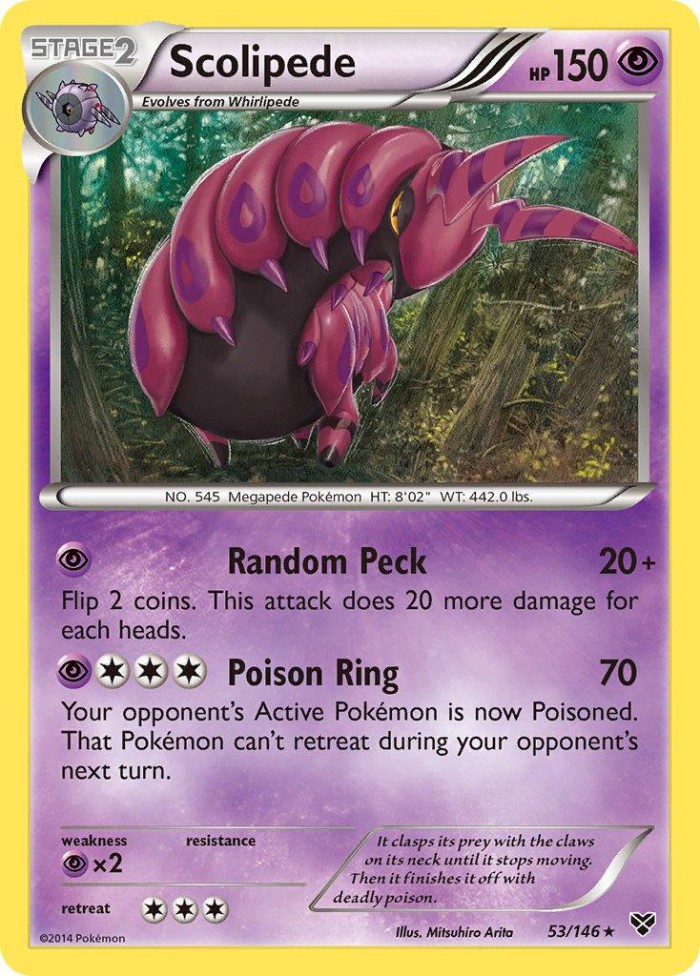 Carte Pokémon: Scolipede [Brutapode]