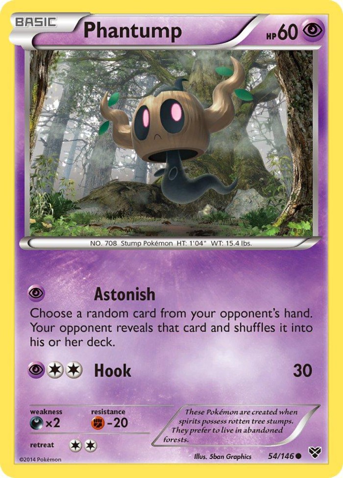 Carte Pokémon: Phantump [Brocélôme]