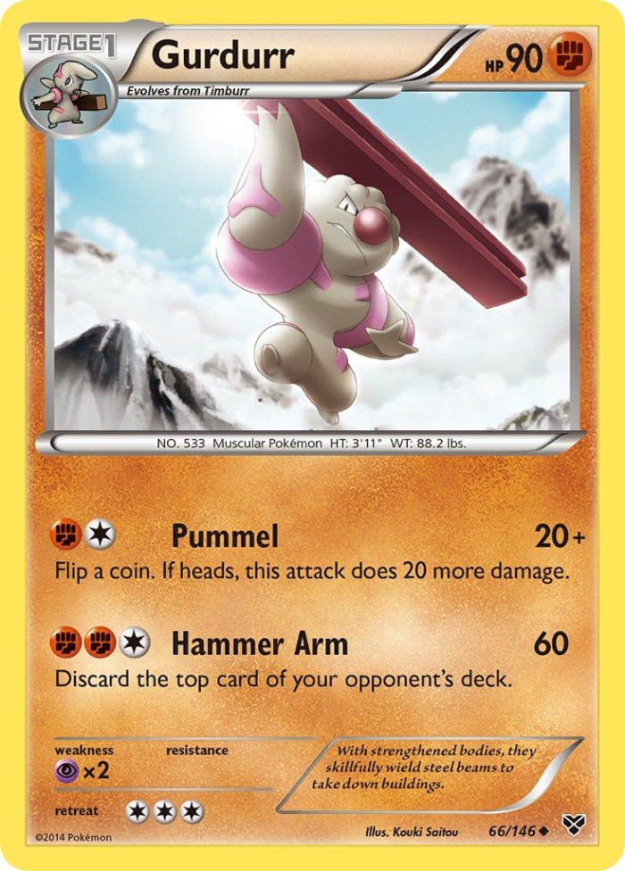 Carte Pokémon: Gurdurr [Ouvrifier]