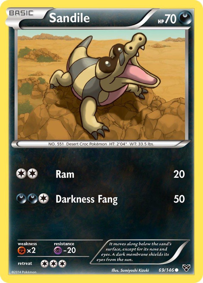 Carte Pokémon: Sandile [Mascaïman]