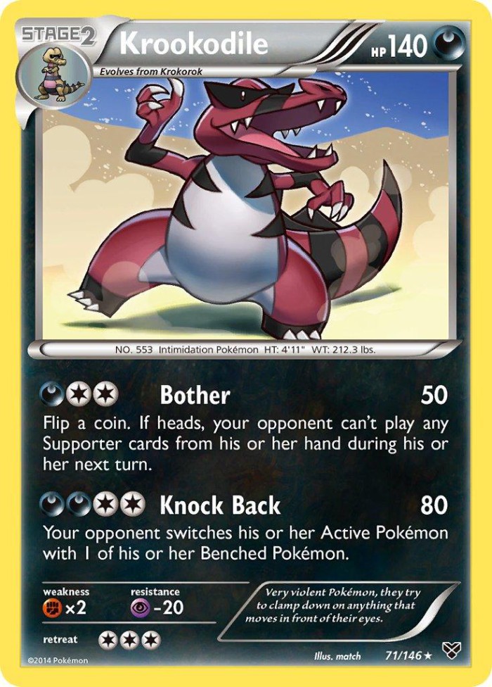 Carte Pokémon: Krookodile [Crocorible]