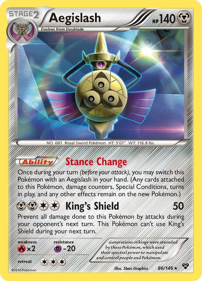 Carte Pokémon: Aegislash [Exagide]