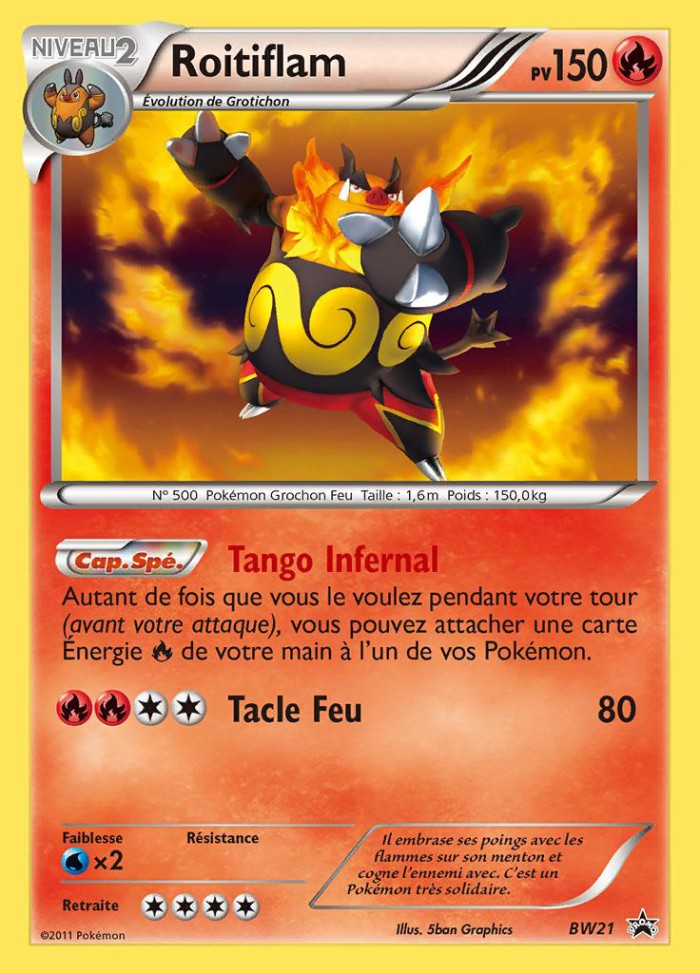 Carte Pokémon: Roitiflam