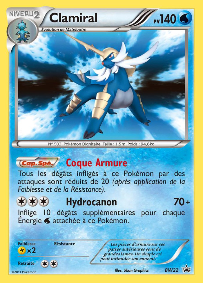 Carte Pokémon: Clamiral