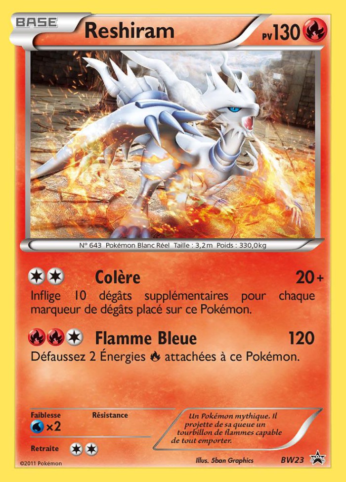 Carte Pokémon: Reshiram