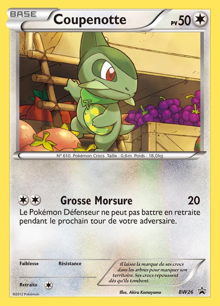 Carte Pokémon: Coupenotte