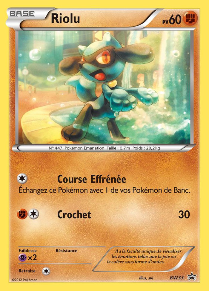 Carte Pokémon: Riolu