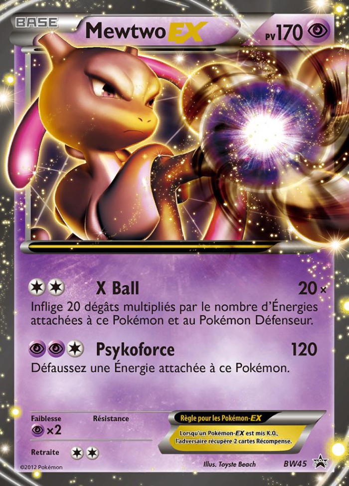 Carte Pokémon: Mewtwo EX