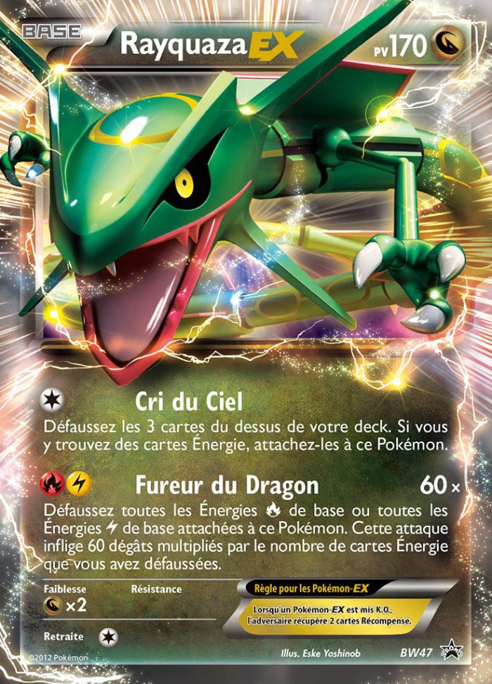 Carte Pokémon: Rayquaza EX