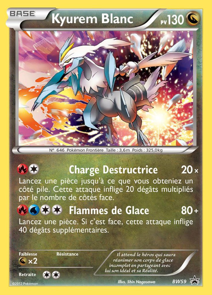 Carte Pokémon: Kyurem Blanc