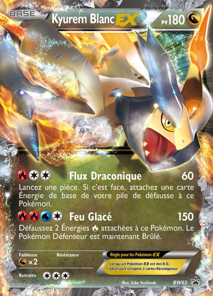 Carte Pokémon: Kyurem Blanc EX