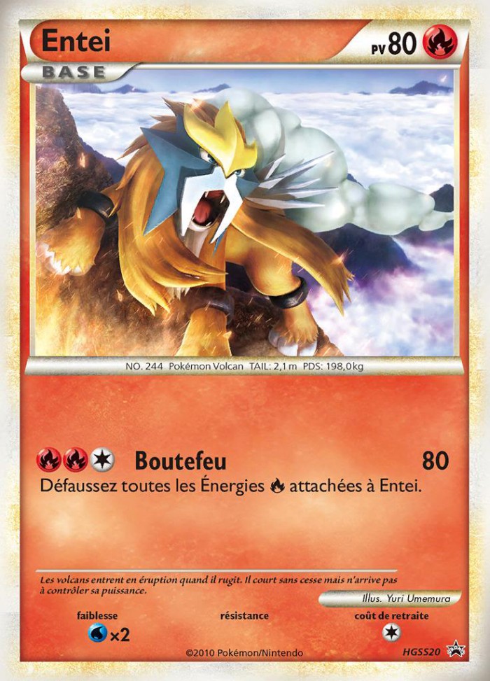 Carte Pokémon: Entei