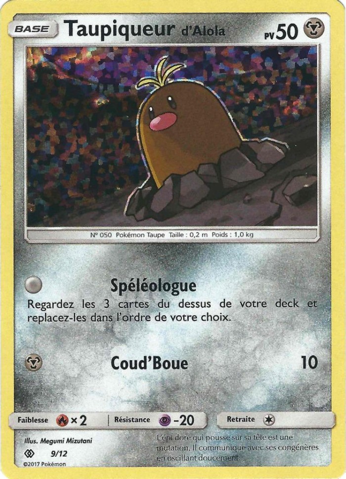 Carte Pokémon: Taupiqueur d'Alola