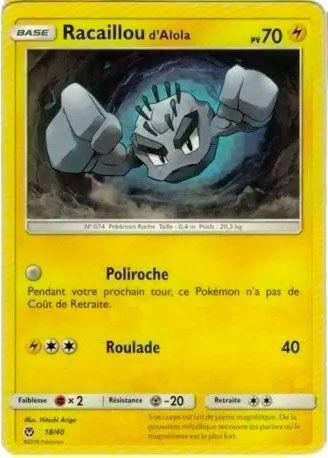 Carte Pokémon: Racaillou d'Alola