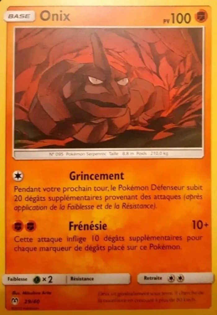 Carte Pokémon: Onix