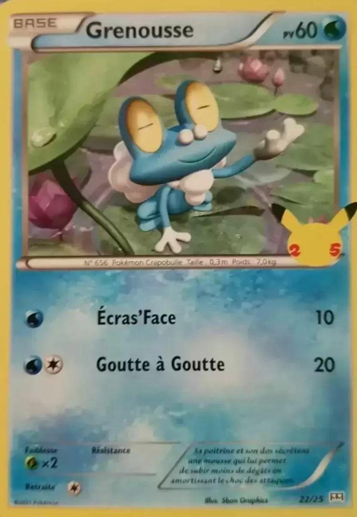 Carte Pokémon: Grenousse