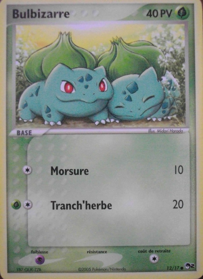 Carte Pokémon: Bulbizarre