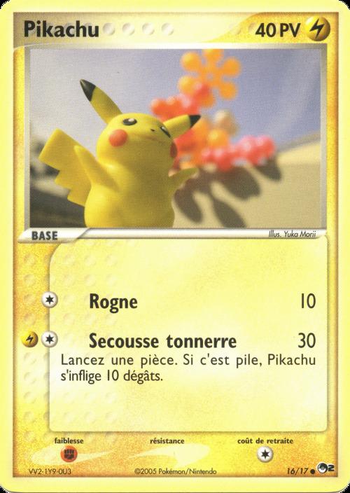 Carte Pokémon: Pikachu