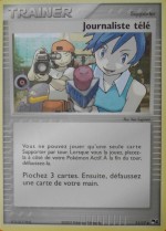 Carte Pokémon: Journaliste télé