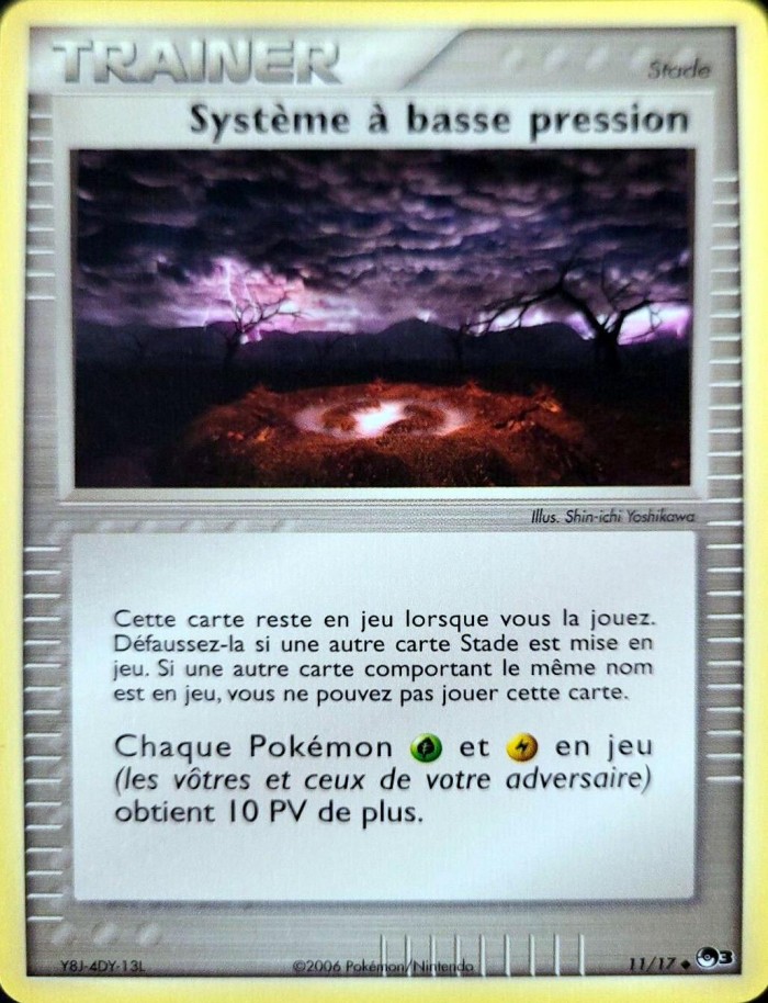 Carte Pokémon: Système à basse pression