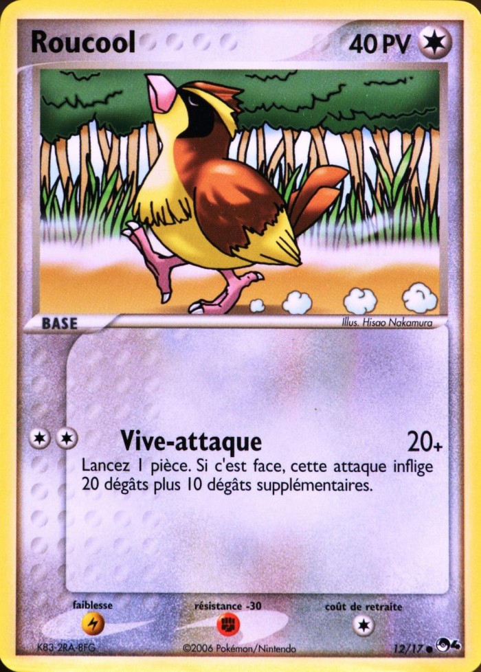 Carte Pokémon: Roucool