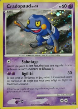 Carte Pokémon: Cradopaud