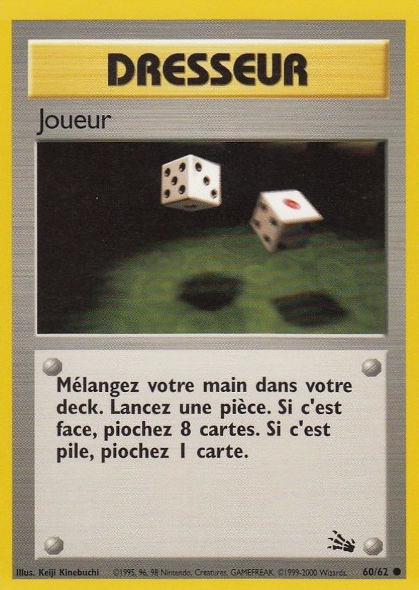 Carte Pokémon: Joueur