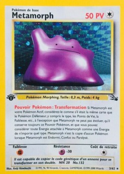 Carte Pokémon: Metamorph