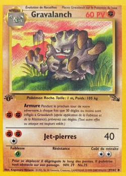 Carte Pokémon: Gravalanch