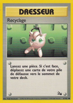 Carte Pokémon: Recyclage