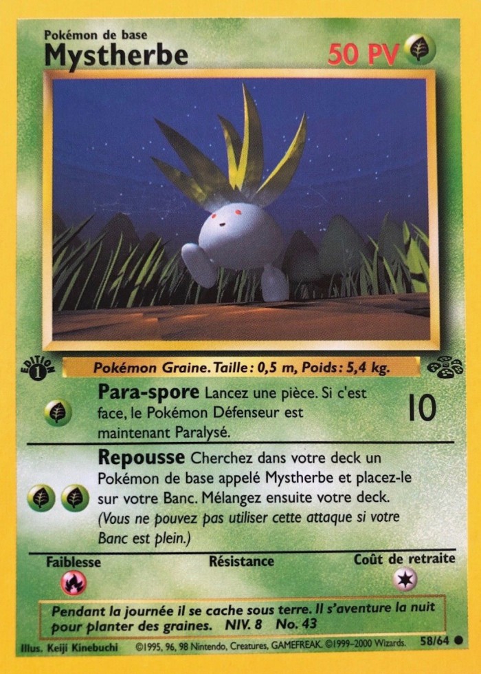 Carte Pokémon: Mystherbe