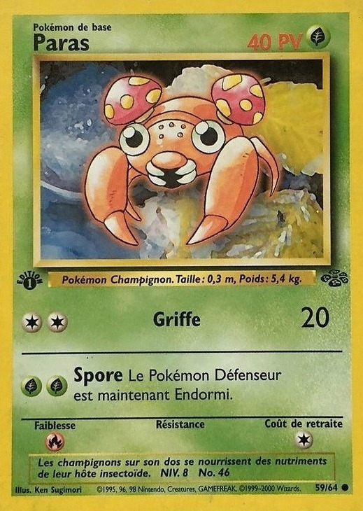 Carte Pokémon: Paras