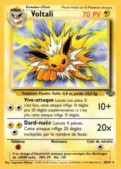 Carte Pokémon: Voltali