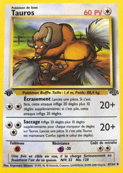 Carte Pokémon: Tauros