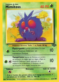 Carte Pokémon: Mimitoss