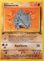 Carte Pokémon: Rhinocorne