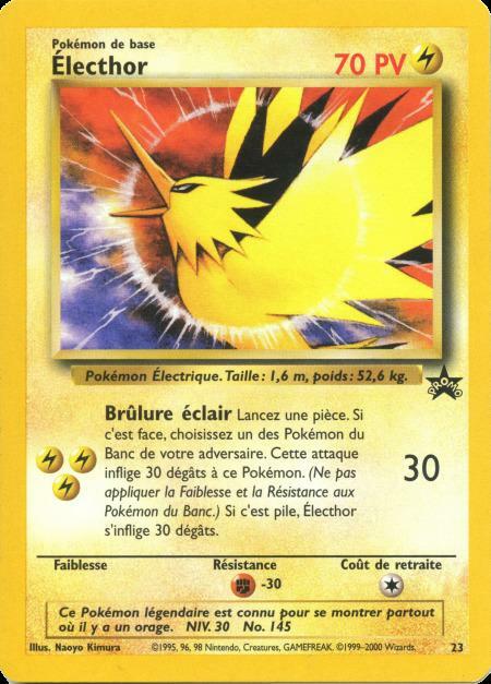 Carte Pokémon: Électhor